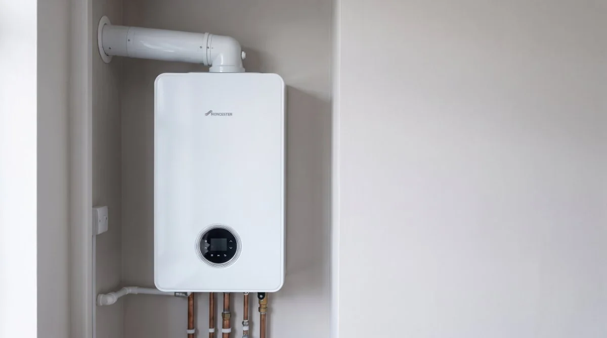 Wall-hung condensing gas boiler installed by Keystone Home Repairs